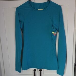 Roxy Turquoise Long Sleeve Women's Tee